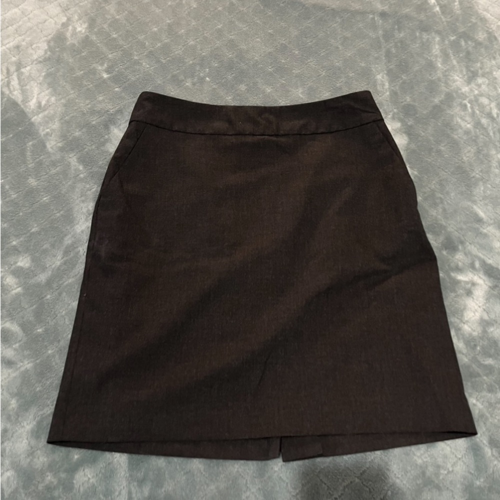 Dark gray‎ banana republic business work mini skirt